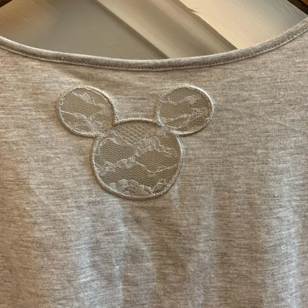 Disney Mickey Mouse Racer Back Sleep Tank sz L 12-14 NWT - Picture 4 of 5